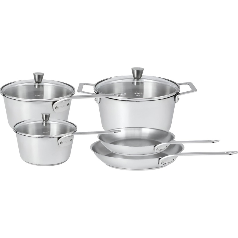 Cristel - 1826 Collection, Stainless Steel Eight Piece Set - ST8PMV