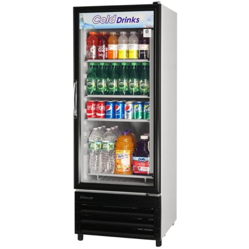 Turbo Air - 62.75" White Refrigerated Glass Door Merchandiser with LED Lighting - TGM-11RV-N6