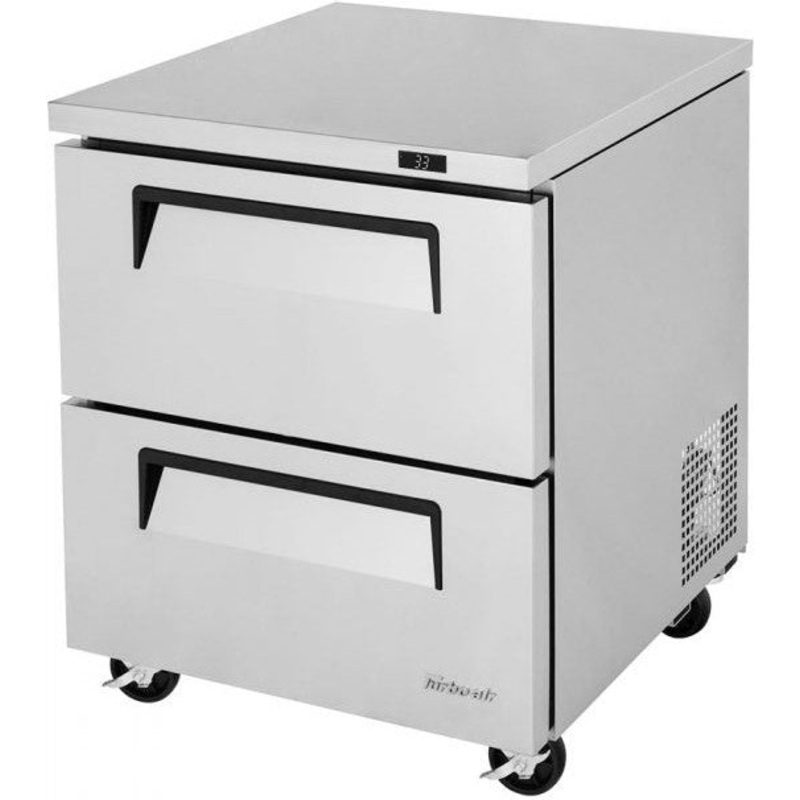 Turbo Air - Super Deluxe 28" Undercounter Refrigerator with 2 Drawers - TUR-28SD-D2-N