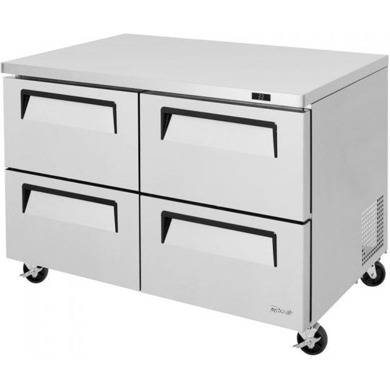 Turbo Air - Super Deluxe 48" Undercounter Refrigerator with 4 Drawers - TUR-48SD-D4-N