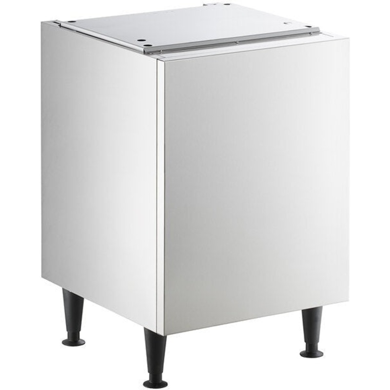 Scotsman - 21.5" x 23.75" Enclosed Stainless-Steel Water and Ice Dispenser Stand - HST21B-A