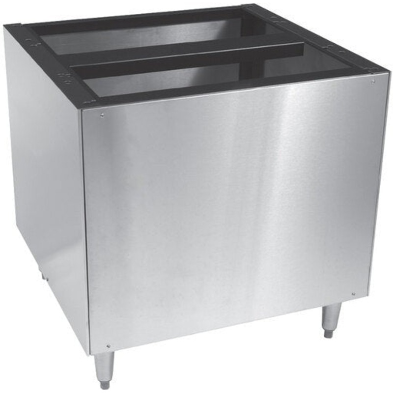Scotsman - 22" x 30" x 24" Stainless Steel Ice Dispenser/Machine Stand - IOBDMS22