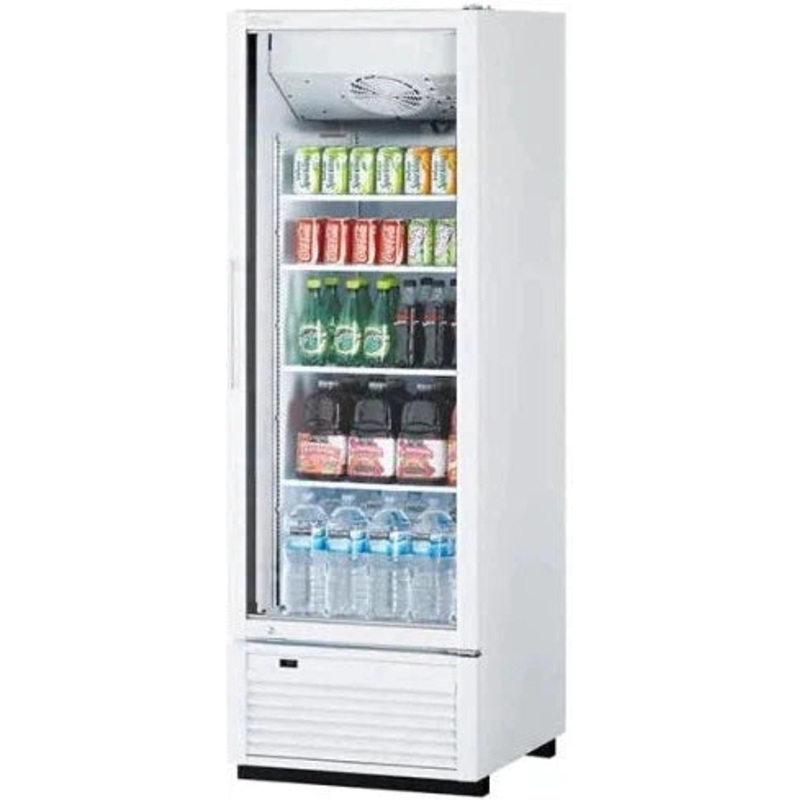 Turbo Air - 27" White Refrigerated 1 Swing Glass Door Merchandiser - TGM-23SDHW-N6