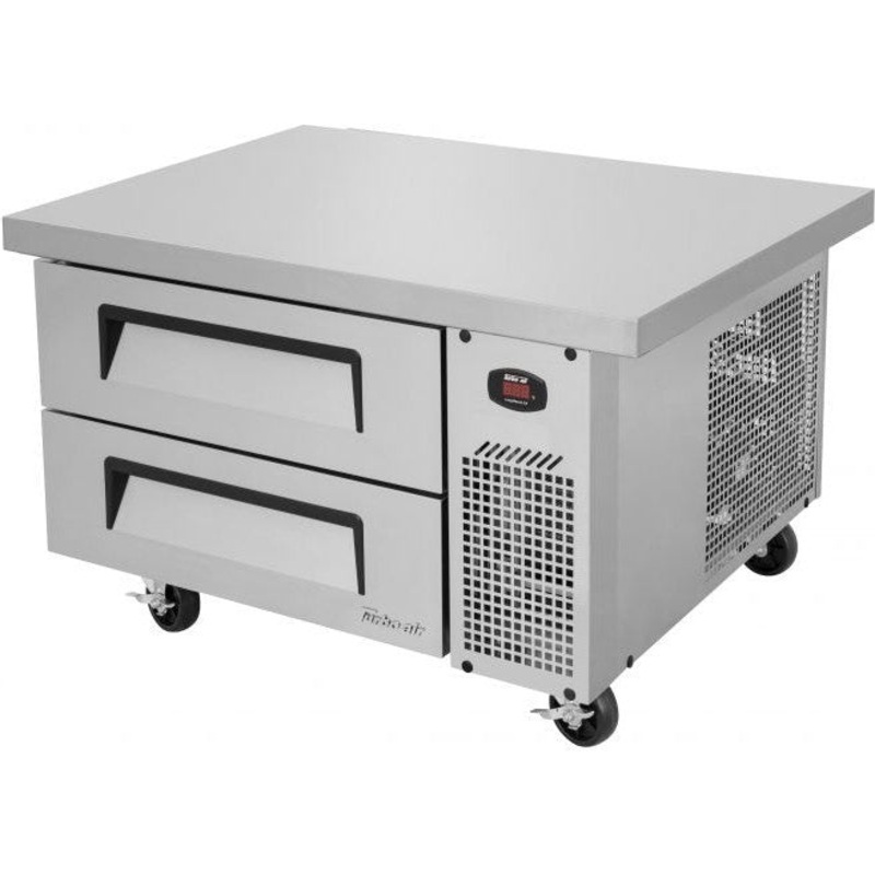 Turbo Air - Super Deluxe 41.6" Extended Top Chef Base Refrigerator with 2 Drawers - TCBE-36SDR-E-N6
