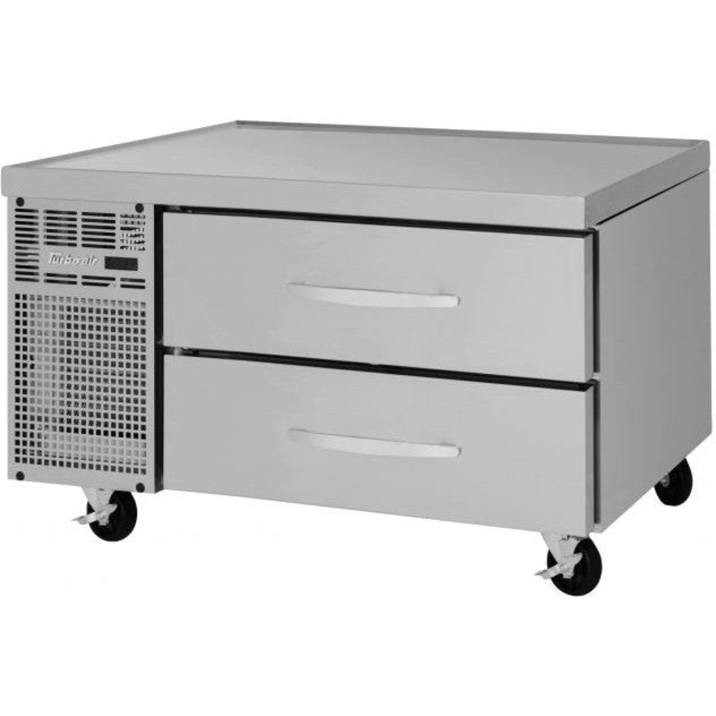 Turbo Air - Pro Series 36" Stainless Steel Two Drawer Chef Base Refrigerator - PRCBE-36R-N