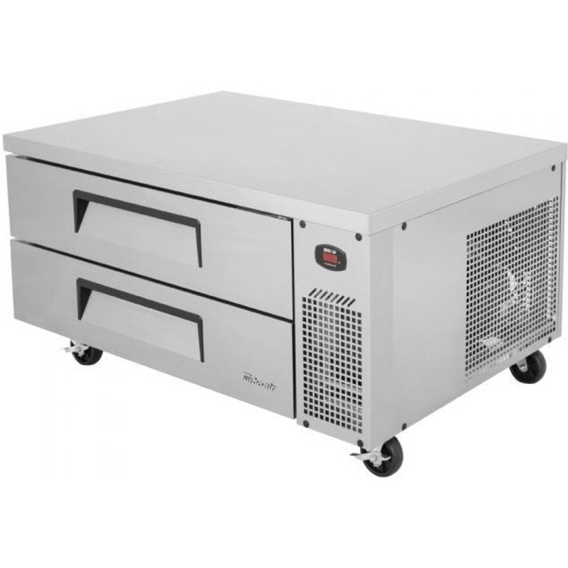 Turbo Air - Super Deluxe 48" Chef Base Refrigerator with 2 Drawers and Optional Extended Top - TCBE-48SDR-N