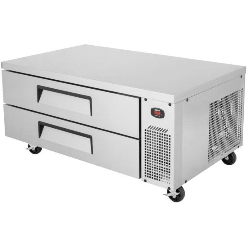 Turbo Air - Super Deluxe 52" Chef Base Refrigerator with 2 Drawers and Optional Extended Top - TCBE-52SDR-N