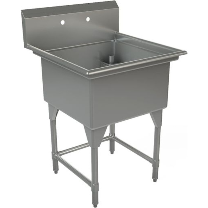 Tarrison - 29.5" 18 Gauge One Compartment Sink Without Drainboards - TA-CDS124-KIT