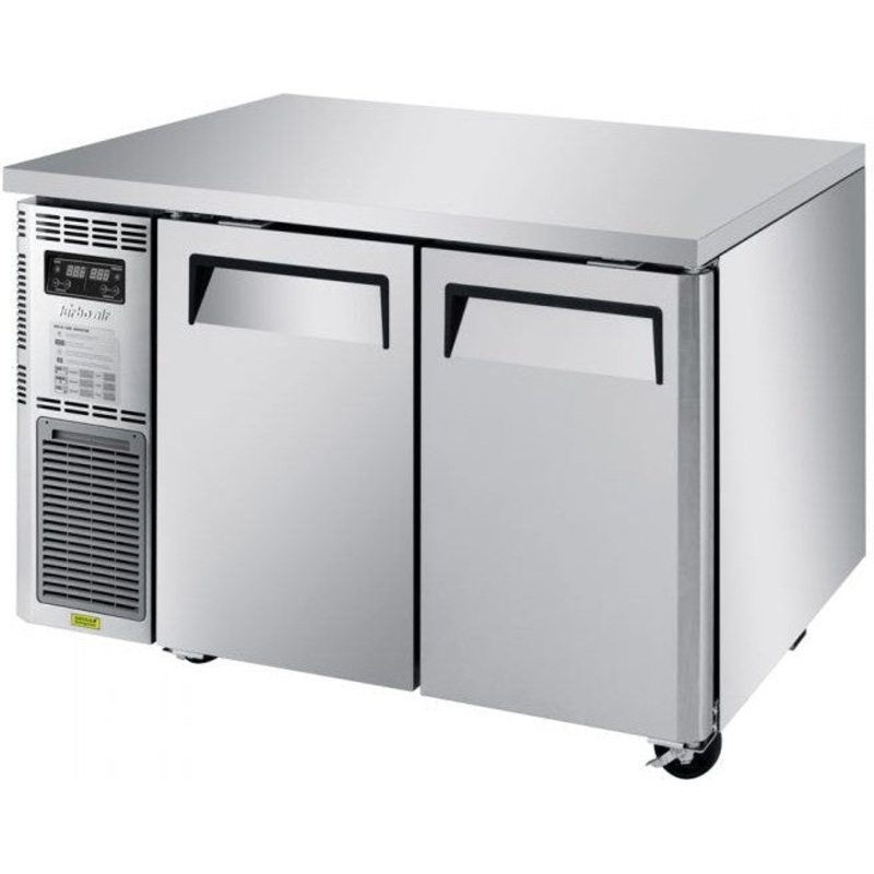 Turbo Air - 48" Dual Temperature Undercounter Refrigerator / Freezer with 2 Solid Doors - JURF-48-N