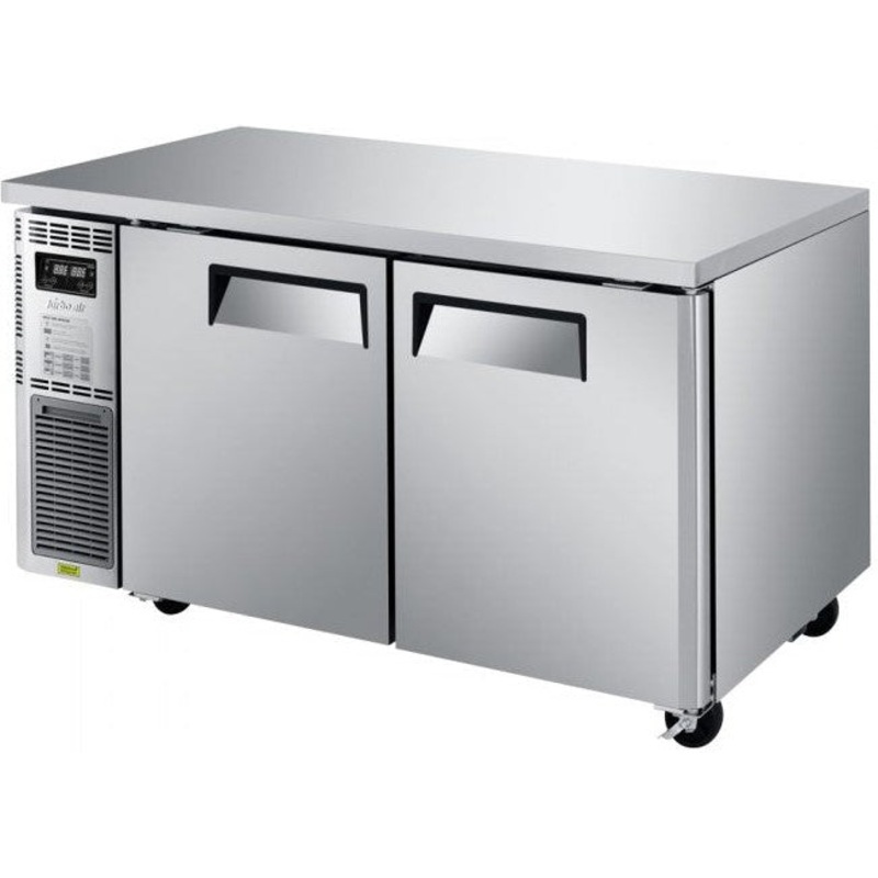 Turbo Air - 60" Dual Temperature Undercounter Refrigerator / Freezer with 2 Solid Doors - JURF-60-N