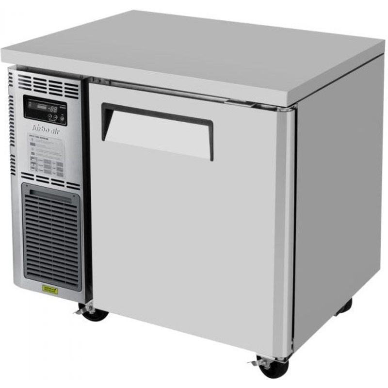 Turbo Air - J Series 36" Undercounter Refrigerator with Side Mounted Compressor and 1 Solid Door - JUR-36-N6