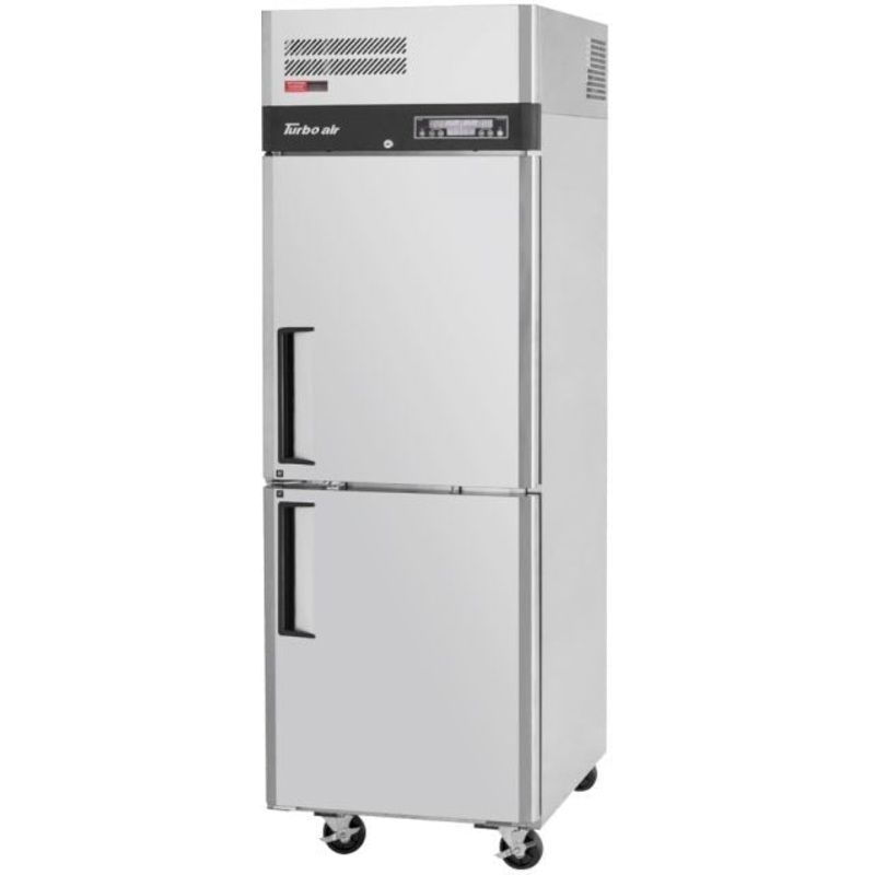 Turbo Air - M3 Series 25" One Section Dual Temperature Reach-In Refrigerator / Freezer with 2 Half-Doors - M3RF19-2-N