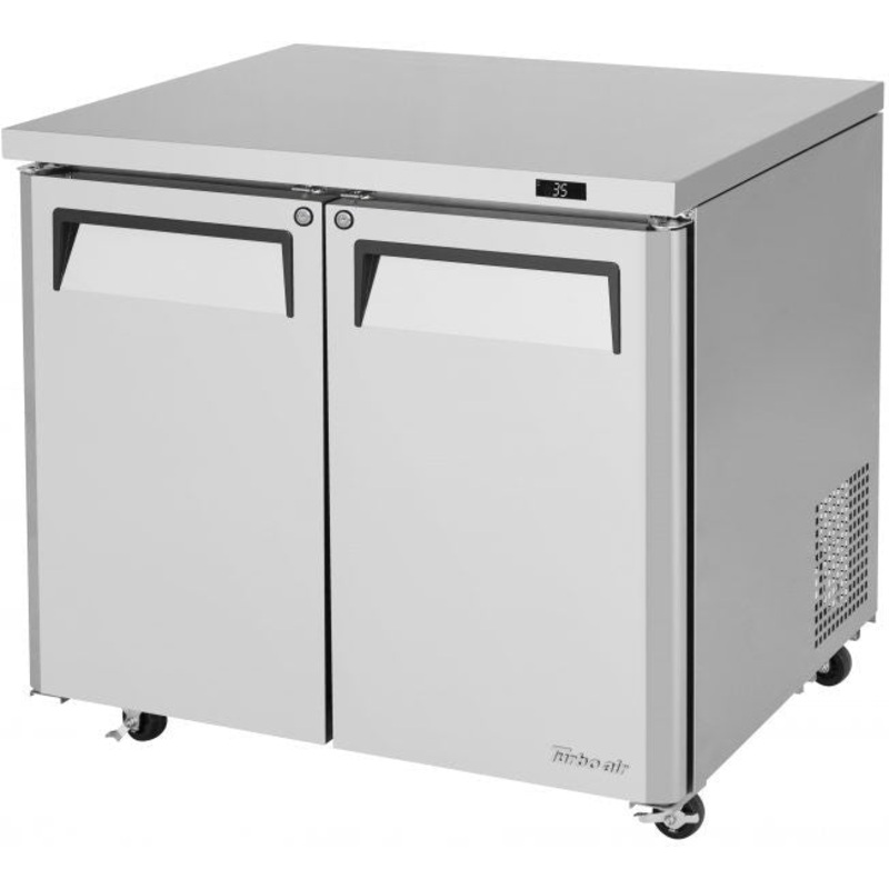 Turbo Air - M3 Series 36" Low Profile Undercounter Refrigerator with 2 Solid Doors - MUR-36L-N6