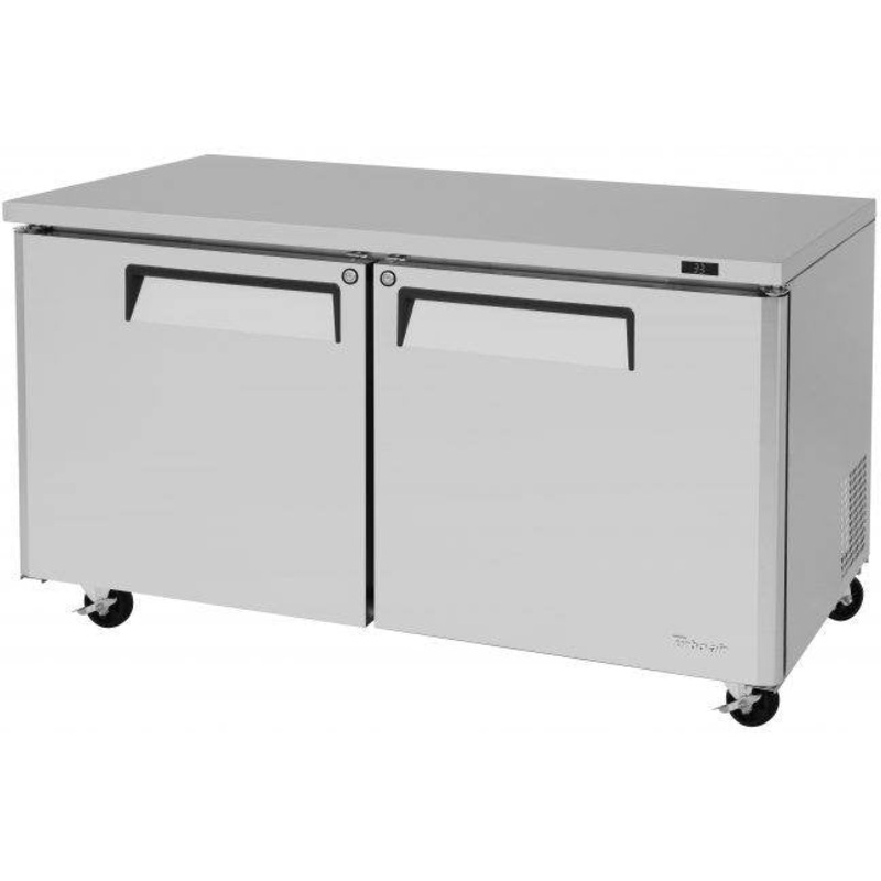 Turbo Air - M3 Series 60" Undercounter Refrigerator with 2 Solid Doors - MUR-60-N