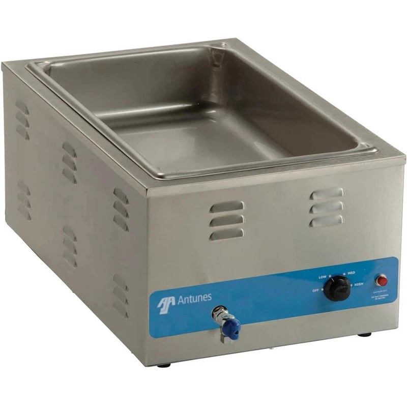 Antunes - CW-100 120V Countertop Food Warmer - Wet with 1 Full Size Pan Wells - 9400158
