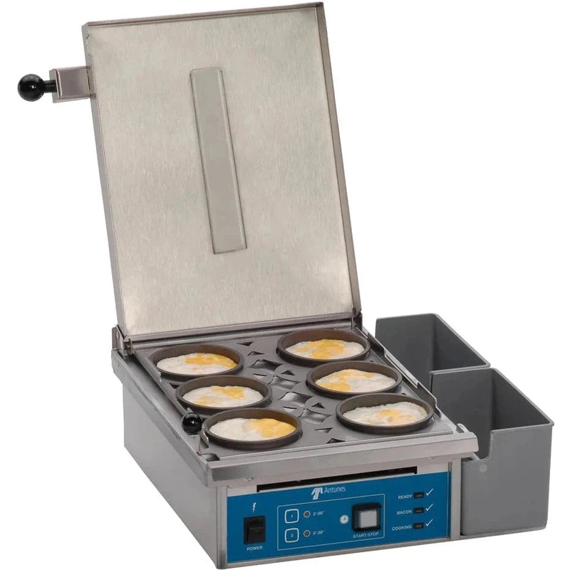 Antunes - ES-604 208-240V Heat/Steam Egg Station Combo with 6 Rings - 9300574