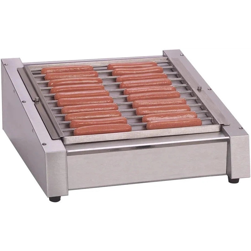Antunes - HDC-20RC 120V 20 Hot Dog Roller Grill With Slanted Top - 9300306