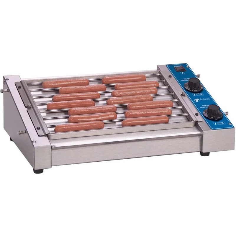 Antunes - HDC-21A 120V 21 Hot Dog Roller Grill With Slanted Top - 9300320