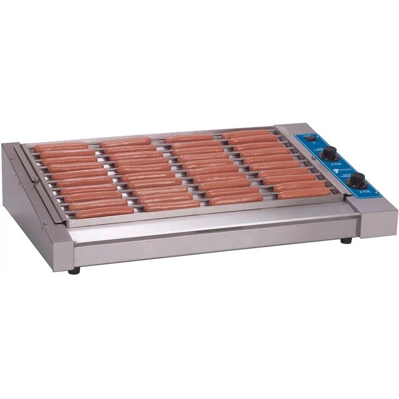 Antunes - HDC-50A 120V 50 Hot Dog Roller Grill With Slanted Top - 9300350