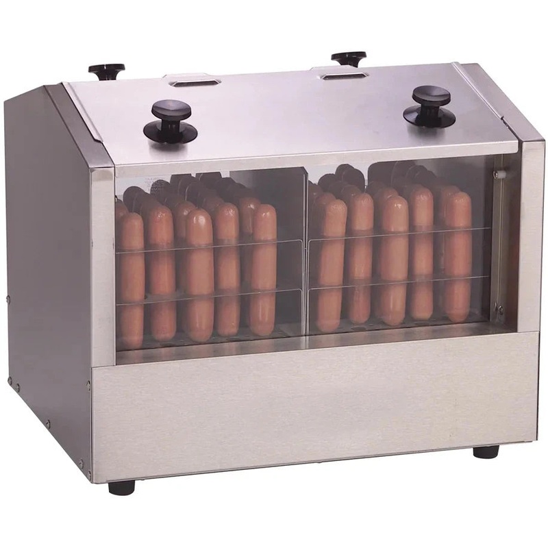 Antunes - HDH-3DR 120V Hot Dog Steamer with 66 Frank Capacity - 9300106
