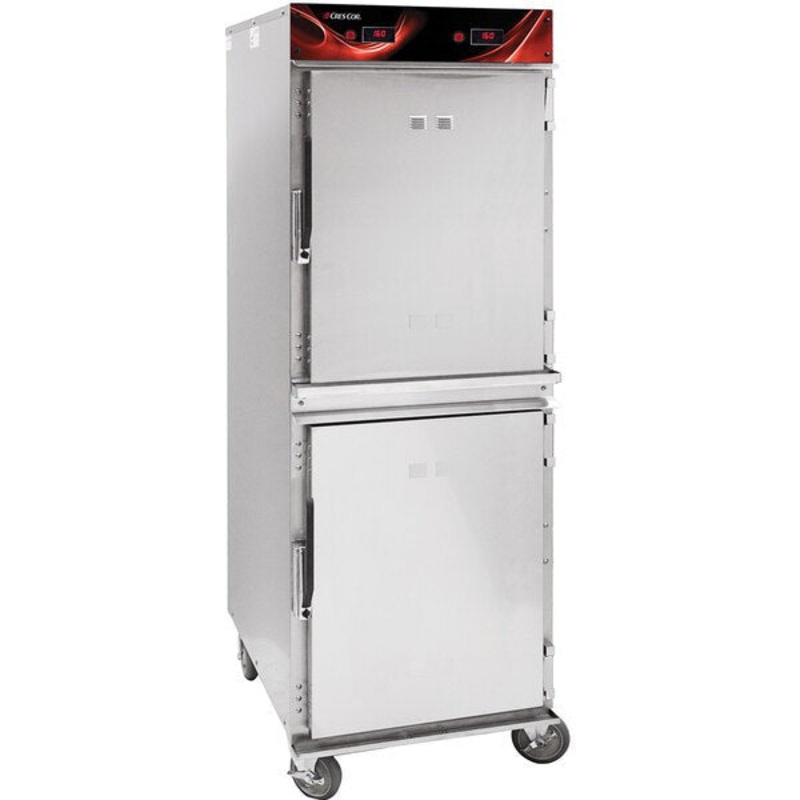 Cres Cor - 120V Insulated Full Height Hot Cabinet with Basic Controls - EO 1200-HH-SS-2DE (Pre-Order Now, ETA 7-8 Weeks)