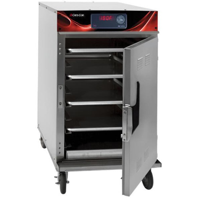 Cres Cor - 120V Insulated Half Height Hot Cabinet with Deluxe Controls & Perimeter Bumpers - EO 1000HHSSSPLITDX01 (Pre-Order Now, ETA 7-8 Weeks)