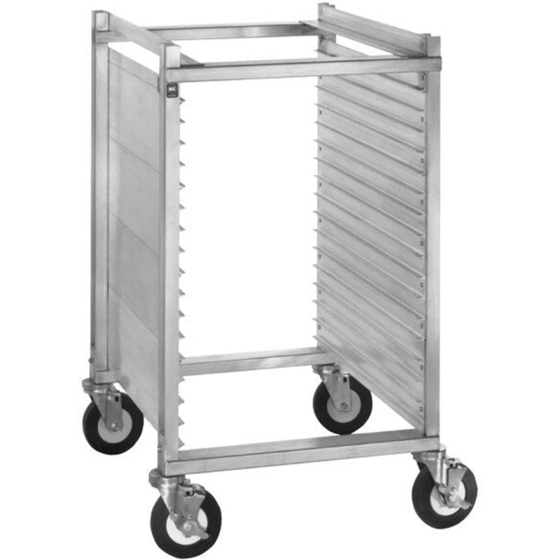 Cres Cor - 15 Pan End Load Half Height Aluminum Sheet Pan Rack - EO 282-1815 (Pre-Order Now, ETA 7-8 Weeks)