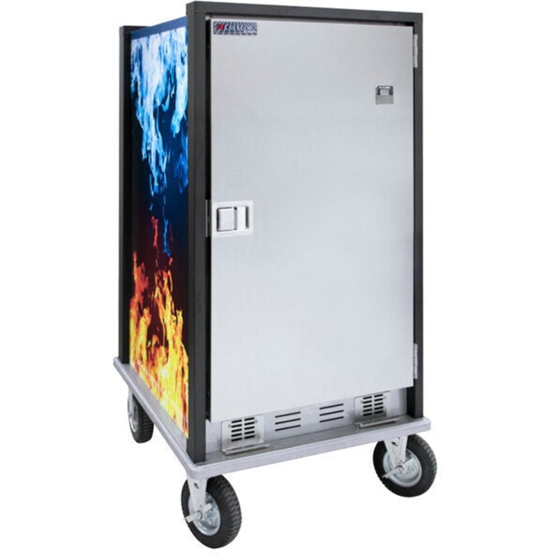 Cres Cor - Fire-N-Ice Cube Insulated Outdoor Hot/Cold Holding Cabinet - EO HC2-UA-11 (Pre-Order Now, ETA 7-8 Weeks)