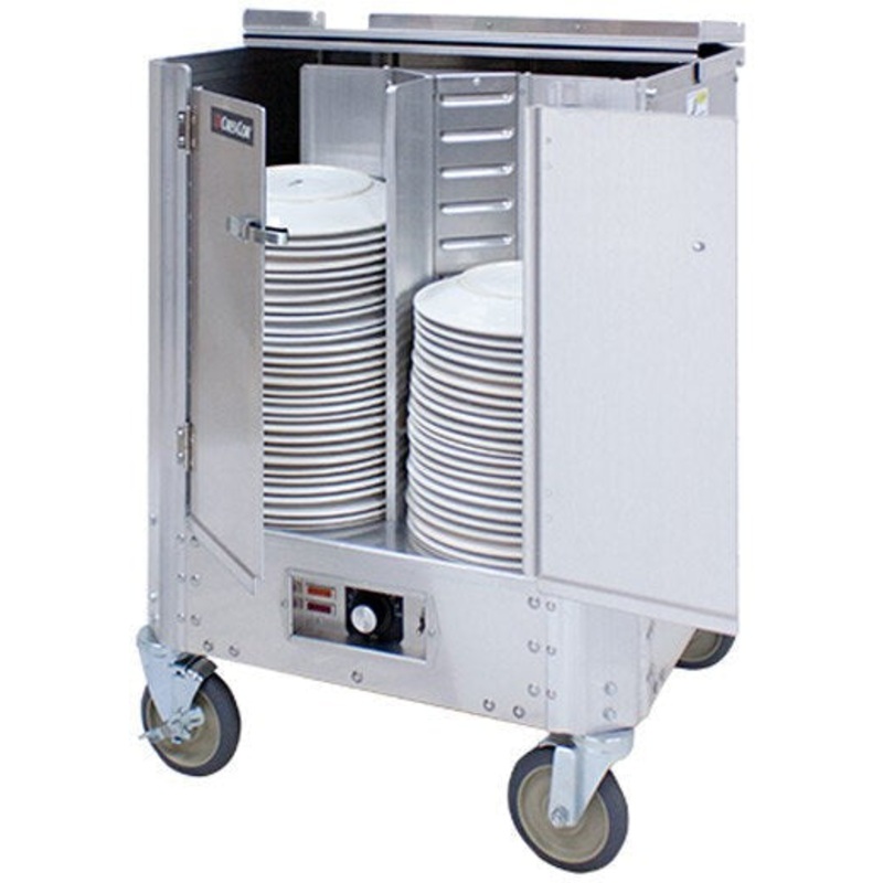 Cres Cor - Heated Dish Dolly For 9.8" to 11" Diameter Plates, 240 Plates Capacity - EO HJ-531-10-240 (Pre-Order Now, ETA 7-8 Weeks)