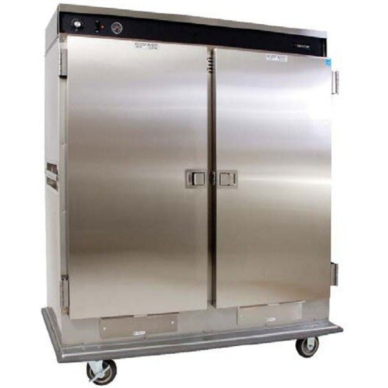 Cres Cor - Two Door Mobile Heated Banquet Cabinet, 150 Plate Capacity - EO CCB-150 (Pre-Order Now, ETA 7-8 Weeks)