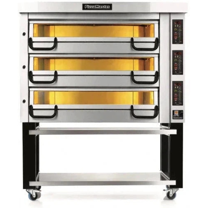 PizzaMaster - 700 Series 2 Stone Hearth, 3 Deck, Modular Electric Pizza Oven - PM 723ED