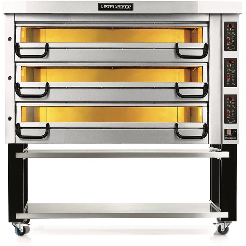 PizzaMaster - 700 Series 4 Stone Hearth, 3 Deck, Modular Electric Pizza Oven - PM 743ED