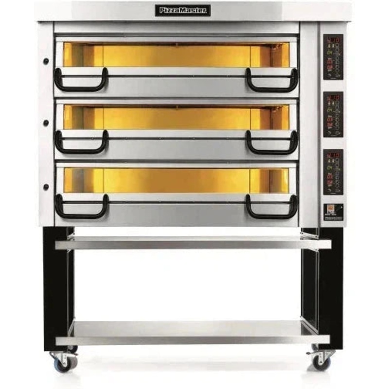 PizzaMaster - 900 Series 3 Stone Hearth, 3 Deck, Modular Electric Pizza Oven - PM 933ED