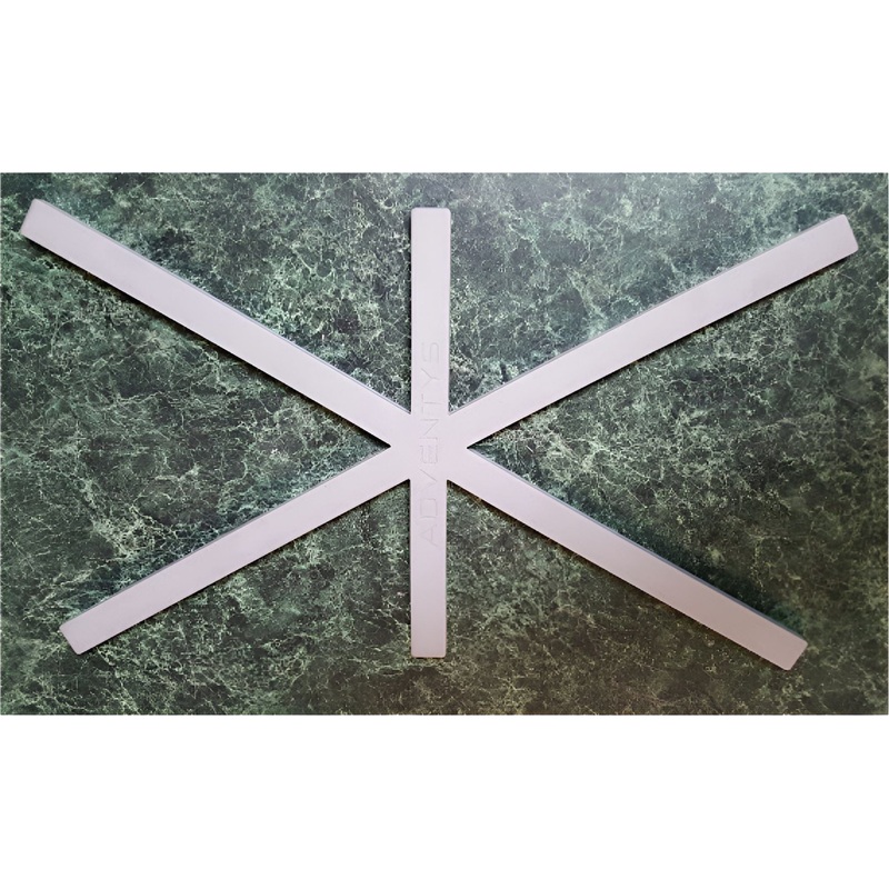 Adventys - Induc' Mate C-Rtop Spacer, 10 x 191 4 x 3 8 For GL650 - INDUCTMATE