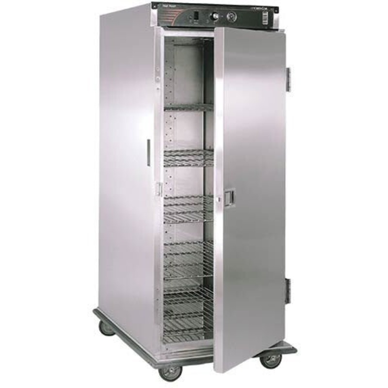 Cres Cor - 1 Door Heated Banquet Cabinet For Covered Meals, 96 Plate Capacity - EO H-137-S-96-BC (Pre-Order Now, ETA 7-8 Weeks)