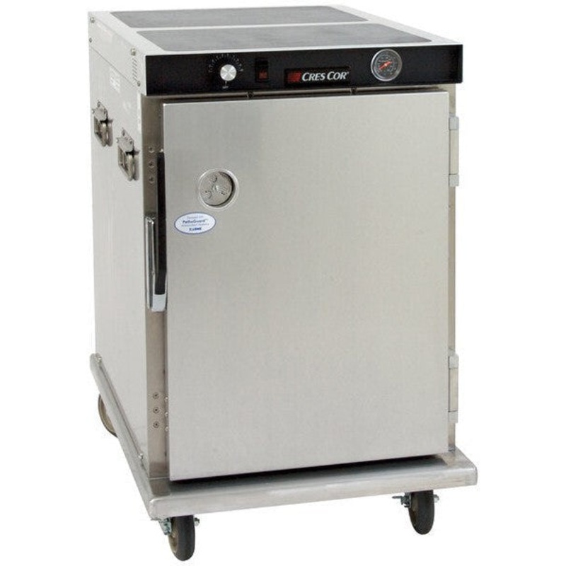 Cres Cor - 120V Insulated Hot Cabinet Solid Door With Perimeter Bumpers & Push Handle, 8 Pan Capacity - EO H-339-188C-02 (Pre-Order Now, ETA 7-8 Weeks)