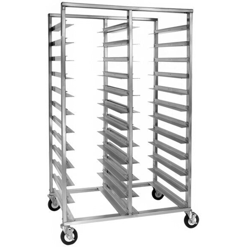 Cres Cor - 24 - 48 Pan End Load Double Aluminum Sheet Pan Rack - EO 2213-1824B (Pre-Order Now, ETA 7-8 Weeks)