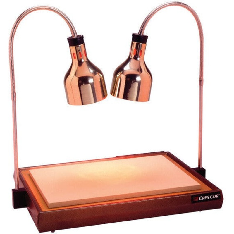 Cres Cor - 32.5" x 23.25" Carving Station with Dual Heat Lamps - EO CSH-122-10-PB (Pre-Order Now, ETA 7-8 Weeks)