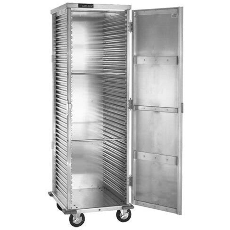 Cres Cor - 40 Pan End Load Enclosed Non-Insulated Sheet Pan Rack With 5" Poly Casters - EO 100-1841DS (Pre-Order Now, ETA 7-8 Weeks)