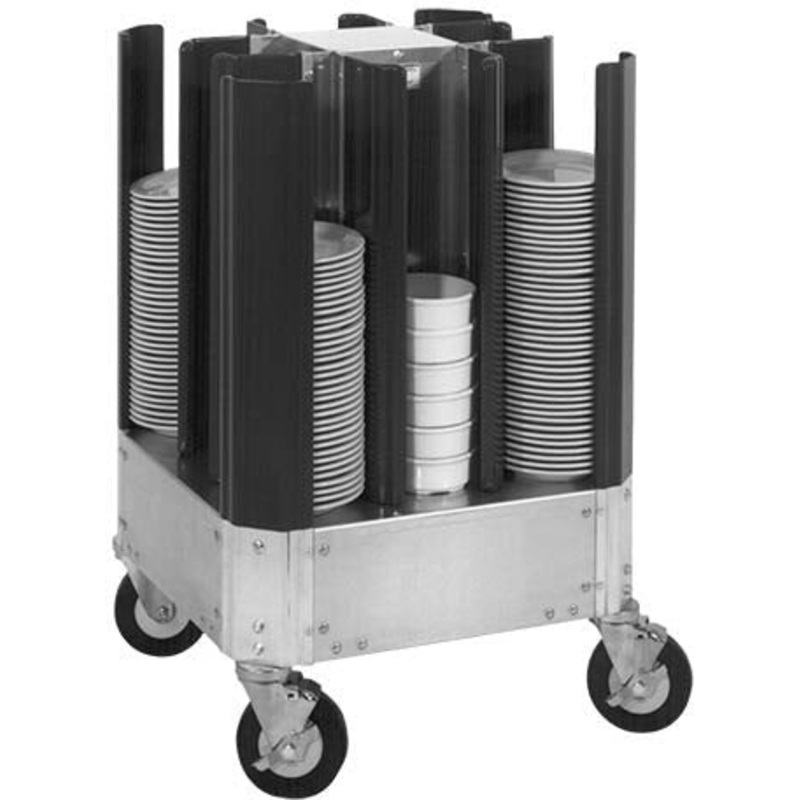 Cres Cor - Adjustable Dish Dolly for 8.3" to 9.7" Plates - EO 501-8-240 (Pre-Order Now, ETA 7-8 Weeks)