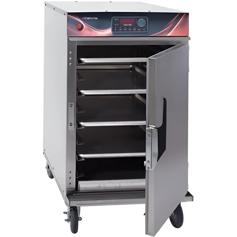 Cres Cor - Cook-N-Hold Half Height Stainless Steel Radiant Oven with Standard Controls, 208V/1Ph/6000W - EO 1000-CH-SS (Pre-Order Now, ETA 7-8 Weeks)
