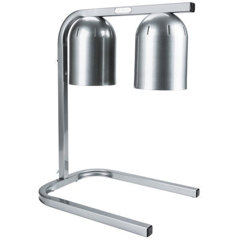 Nemco - 120V Two Bulb Freestanding Heat Lamp - 6000A-2