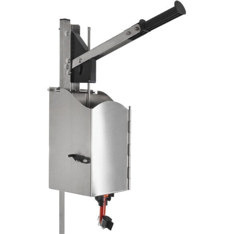 Nemco - Stainless Steel Asept Press-O-Matic Wall-Mount Pump Dispenser for 1.5 Gallon / 6 QT Pouches - 10975