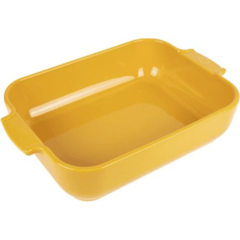 Peugeot - Appolia Ceramic 9.84" Rectangular Saffron Yellow Baking Dish (25 cm) - 61999