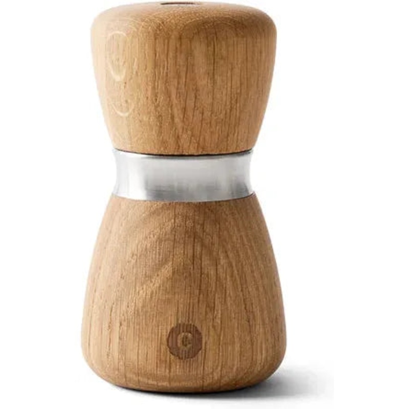 CrushGrind - KYOTO 10 cm Oak Wooden Salt Pepper Grinder - 070361-2002-X4
