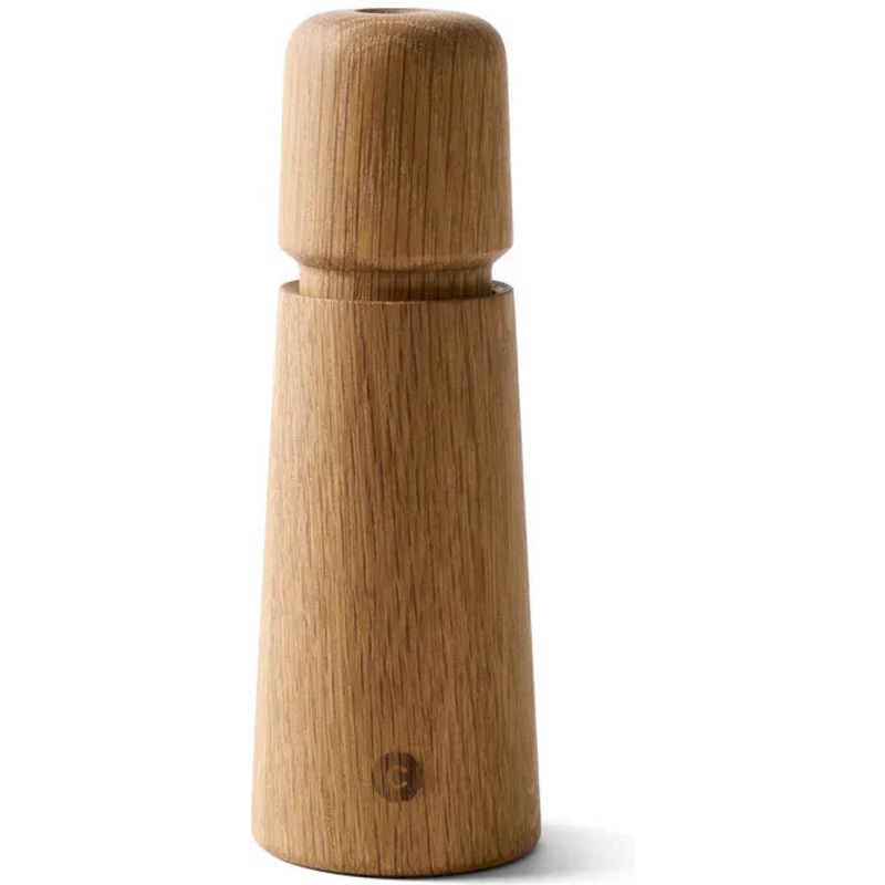 CrushGrind - STOCKHOLM 17 cm Oak Wooden Salt Pepper Grinder - 070284-2002-X4
