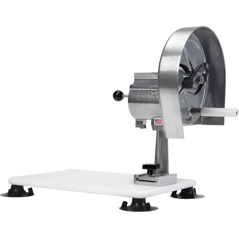 Nemco - 0.06" x 0.25" Adjustable Easy Slicer Fruit/Vegetable Cutter with Base - 55200AN-B