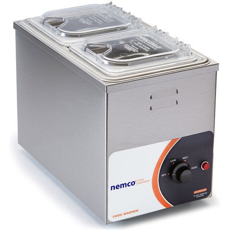 Nemco - 120V 1/3 Size Single Well Countertop Food Warmer or Rethermalizer - 6145