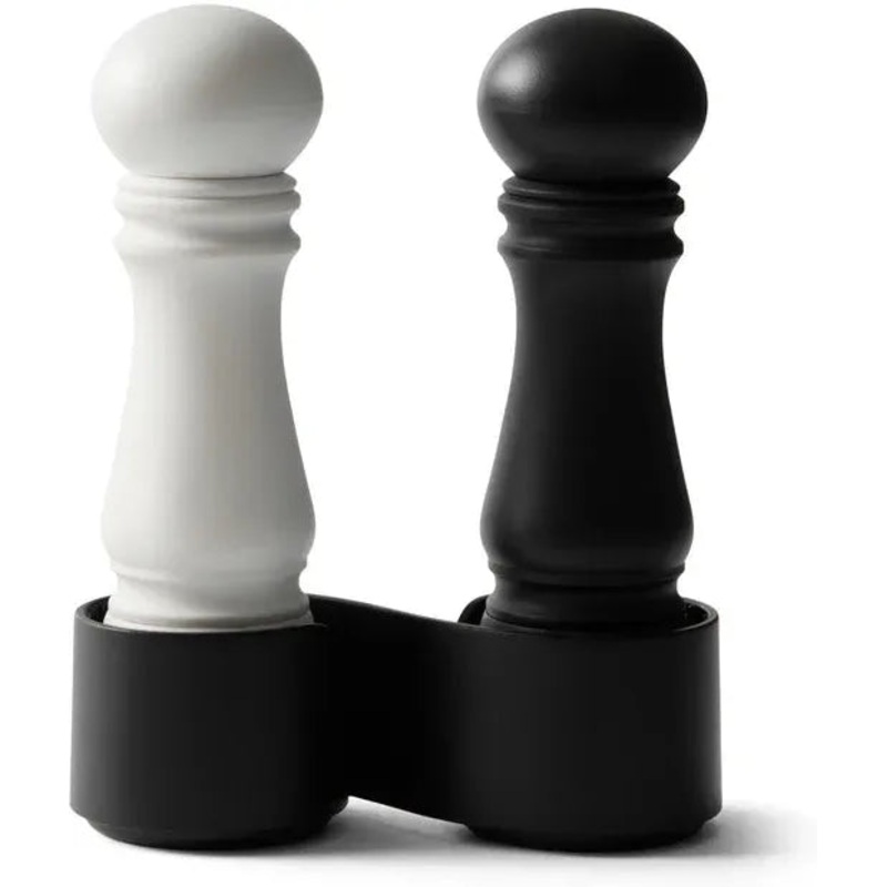 CrushGrind - Black & White Mini Grinder Mill Set - 060080-4002-X12