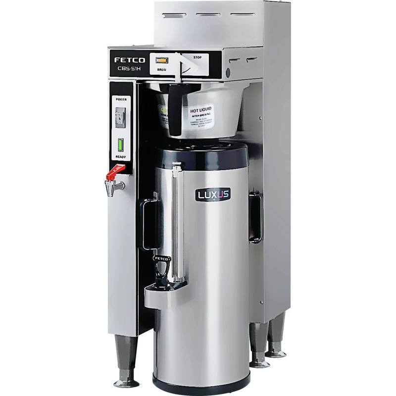 Fetco - Hand-Operated Single Station Coffee Brewer 1 x 3 kW (120/208-240V) - CBS-51H-15 (Special Order Item, ETA 3-4 Weeks)